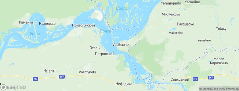 Vasil'sursk, Russia Map