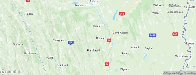 Vaslui, Romania Map