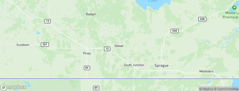 Vassar, Canada Map