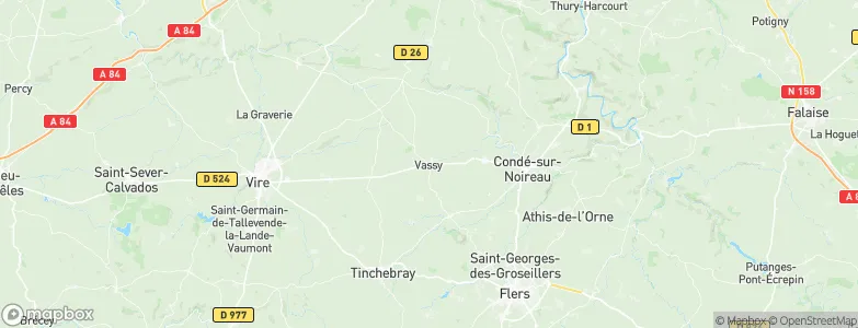 Vassy, France Map