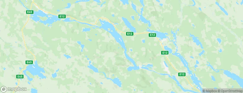 Västerbotten County, Sweden Map