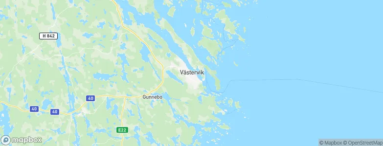 Västervik, Sweden Map