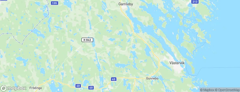 Västerviks Kommun, Sweden Map