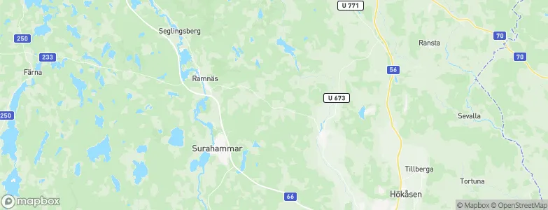 Västmanland County, Sweden Map