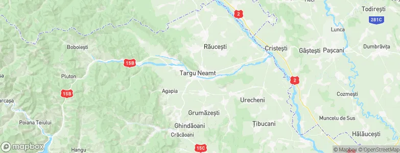 Vatra Târgului, Romania Map