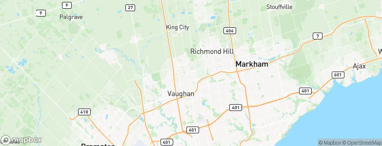 Vaughan, Canada Map