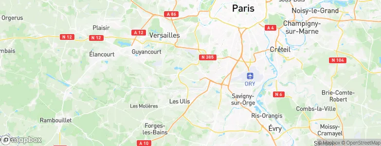 Vauhallan, France Map