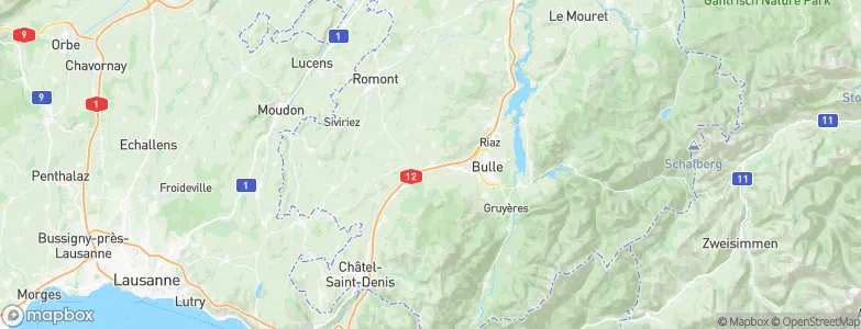 Vaulruz, Switzerland Map