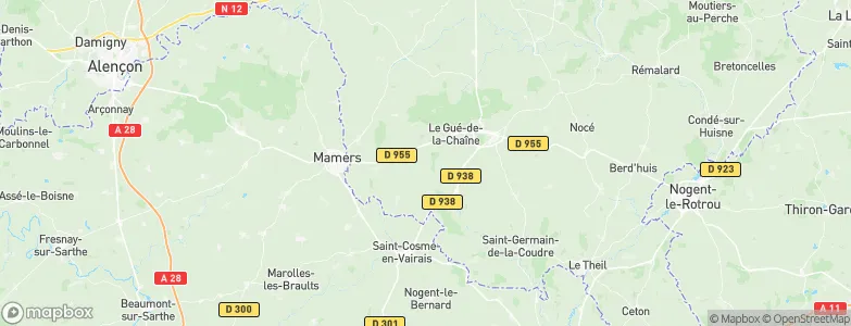 Vaunoise, France Map