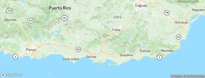 Vázquez, Puerto Rico Map