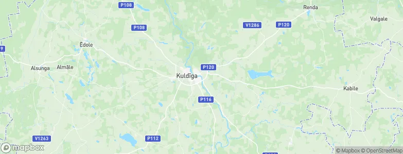 Veckrogi, Latvia Map