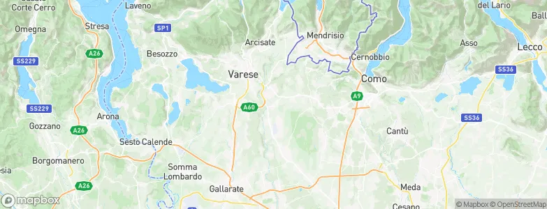 Vedano Olona, Italy Map