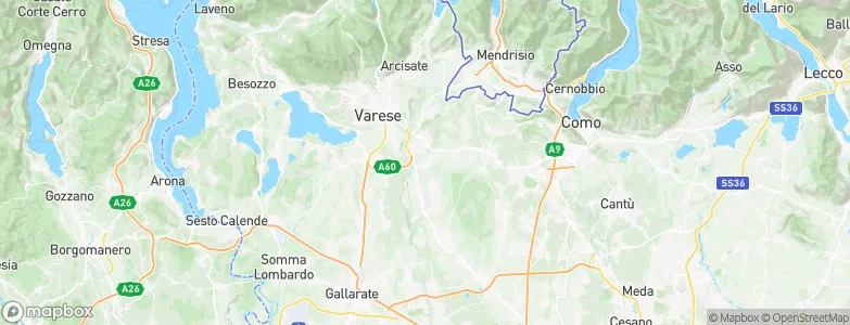 Vedano Olona, Italy Map