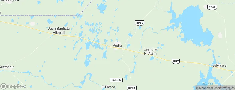 Vedia, Argentina Map