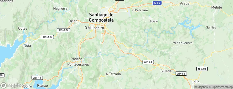 Vedra, Spain Map