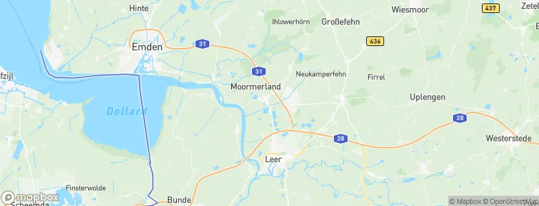 Veenhusen, Germany Map