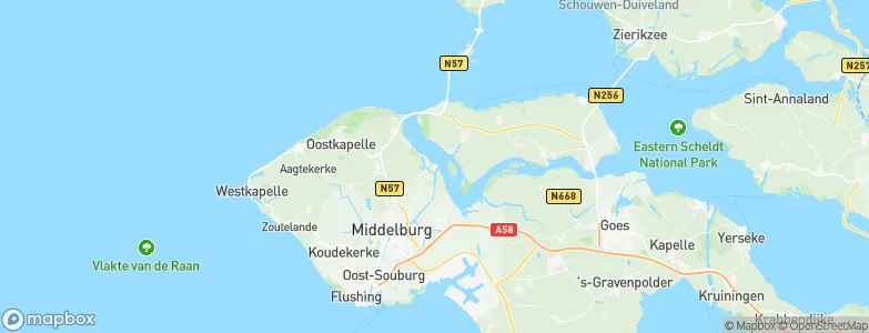 Veere, Netherlands Map