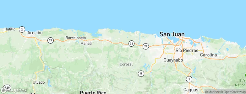 Vega Alta, Puerto Rico Map