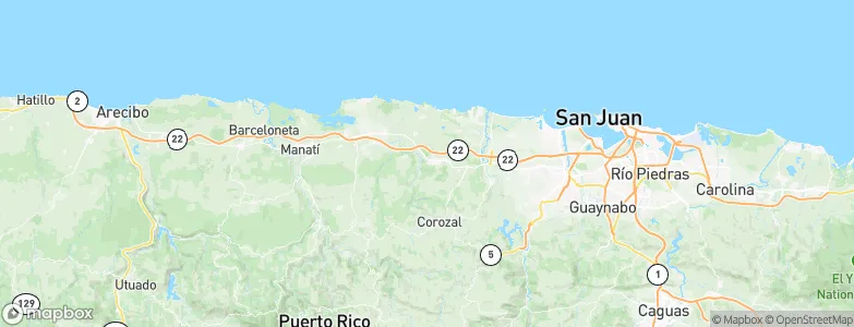 Vega Alta, Puerto Rico Map