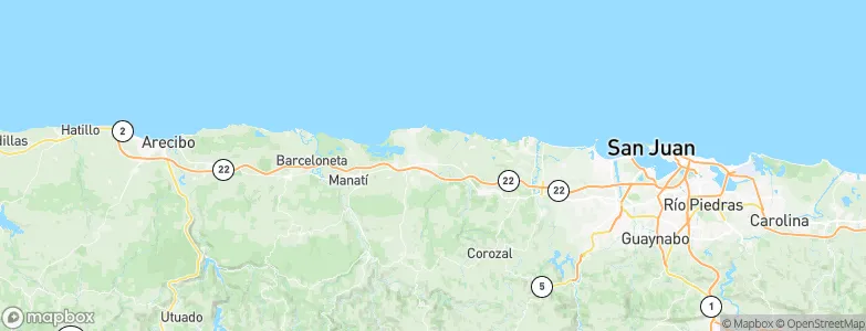 Vega Baja, Puerto Rico Map