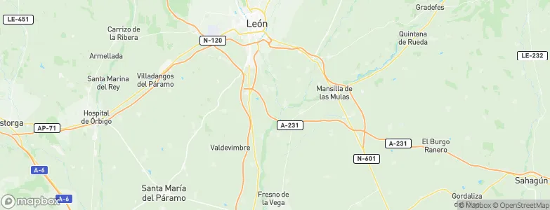 Vega de Infanzones, Spain Map