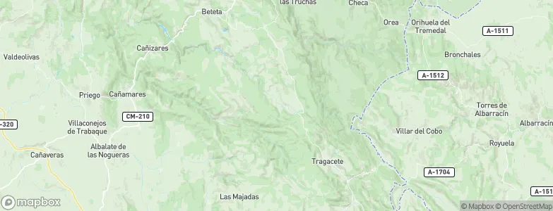 Vega del Codorno, Spain Map