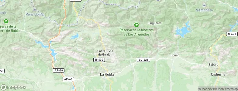 Vegacervera, Spain Map