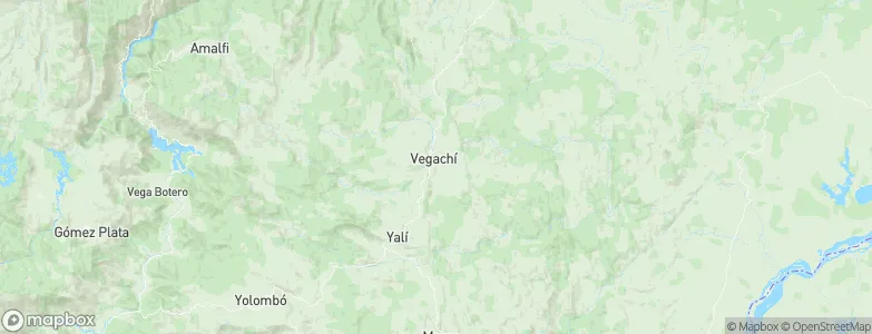 Vegachí, Colombia Map