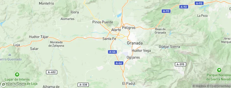 Vegas del Genil, Spain Map
