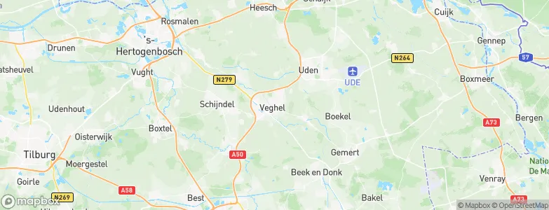 Veghel, Netherlands Map