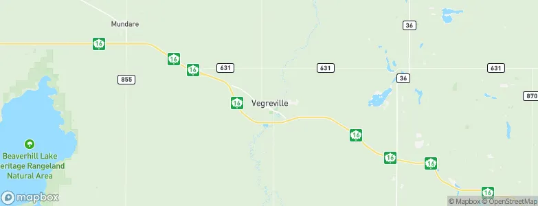 Vegreville, Canada Map