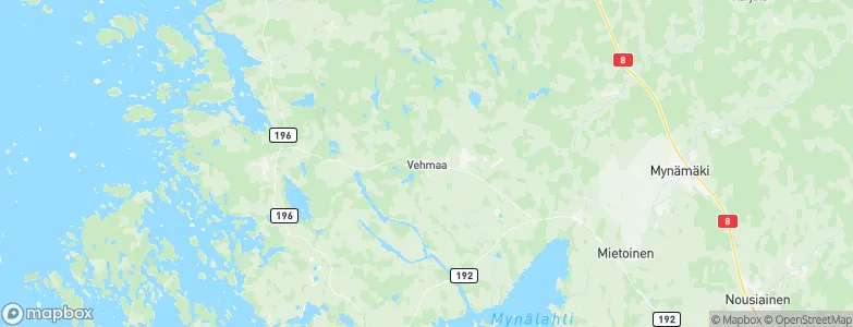 Vehmaa, Finland Map