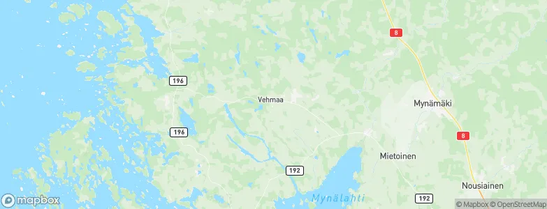 Vehmaa, Finland Map