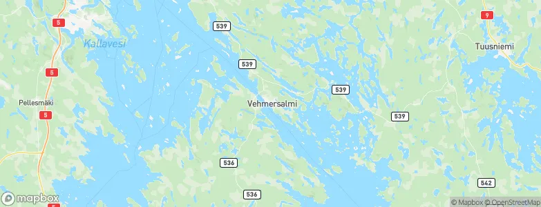 Vehmersalmi, Finland Map