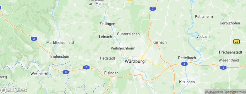 Veitshöchheim, Germany Map