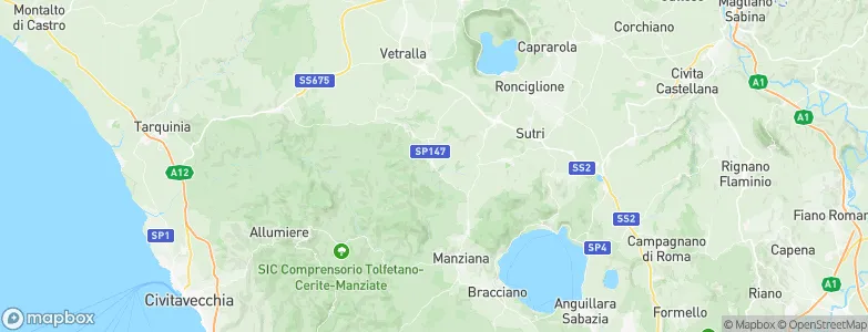 Vejano, Italy Map