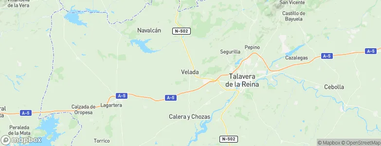 Velada, Spain Map