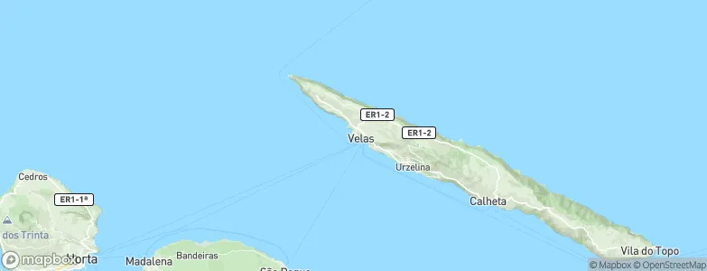 Velas, Portugal Map
