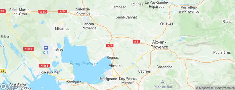 Velaux, France Map
