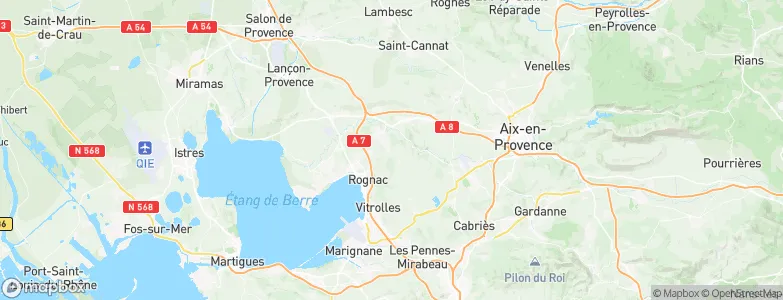 Velaux, France Map