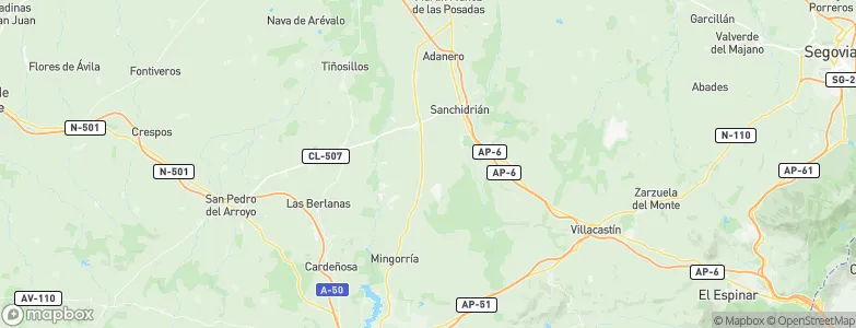 Velayos, Spain Map