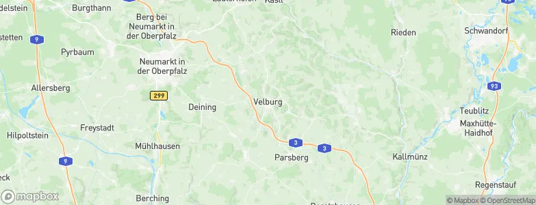 Velburg, Germany Map