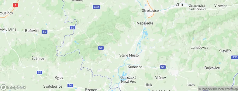 Velehrad, Czechia Map