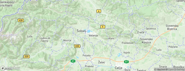 Velenje, Slovenia Map