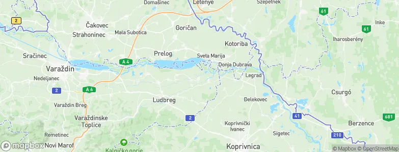 Veliki Bukovec, Croatia Map