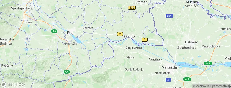 Veliki Lovrečan, Croatia Map