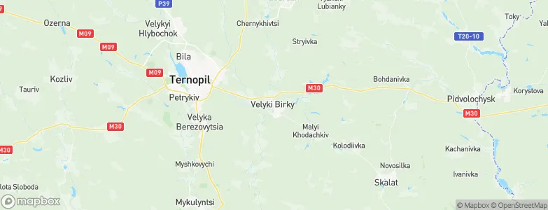 Velikiye Borki, Ukraine Map
