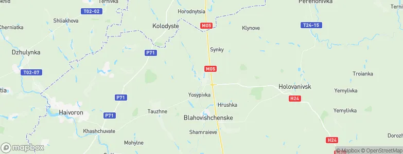 Velikiye Troyany, Ukraine Map