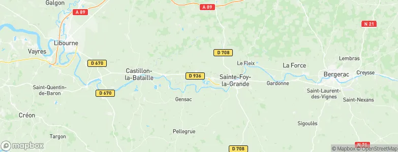 Vélines, France Map