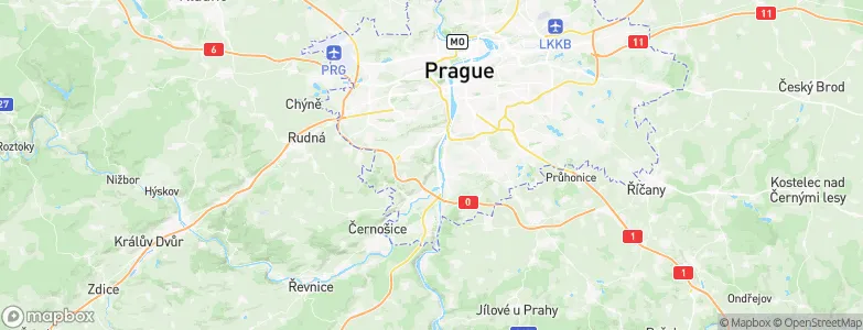 Velká Chuchle, Czechia Map